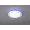 Reality Thea Plafoniera LED Bianco, 1-Luce, Telecomando, Cambia colore