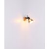 Globo LENNA Applique Legno scuro, Nero, 1-Luce