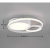 Reality Vuelta Plafoniera LED Bianco, 1-Luce