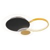 Globo SENNA Plafoniera LED Nero, 1-Luce, Telecomando