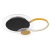 Globo SENNA Plafoniera LED Nero, 1-Luce, Telecomando
