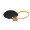 Globo SENNA Plafoniera LED Nero, 1-Luce, Telecomando
