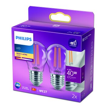 Philips LED E27 4,3 Watt 2700 Kelvin 470 Lumen