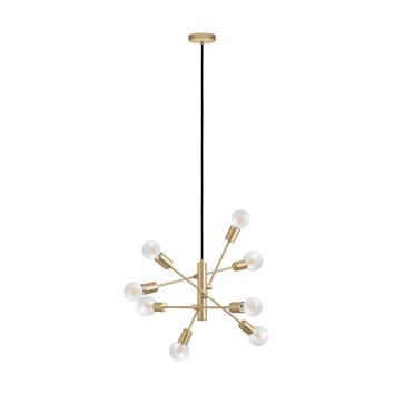 Eglo-Leuchten GRADOLI 1 Lampada a Sospensione Ottone, 8-Luci Eglo-Leuchten GRADOLI 1 Lampada a Sospensione Ottone, 8-Luci