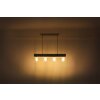 Globo CHARLY Lampadario a sospensione Legno chiaro, 4-Luci