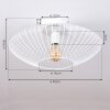 Wemude Plafoniera Bianco, 1-Luce