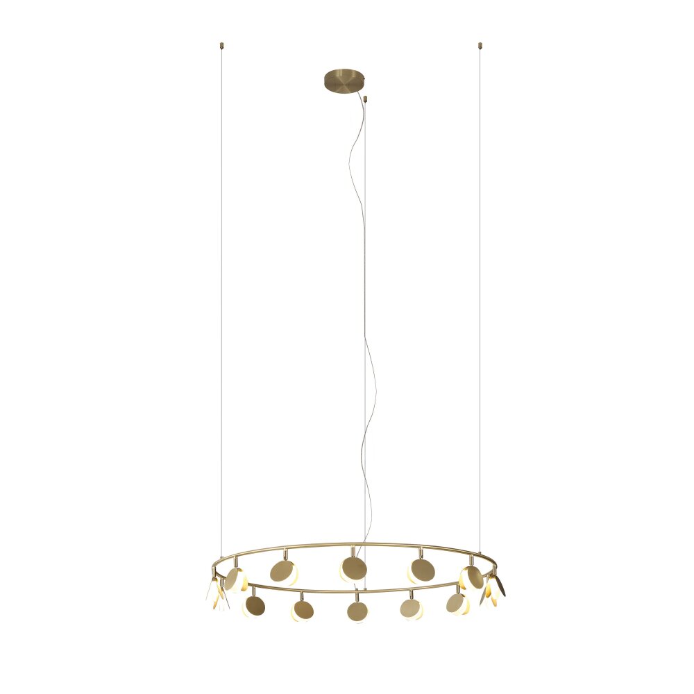 Mantra SHELL Lampada a Sospensione LED Oro, 14-Luci main product photo