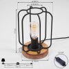 Pasteur Lampada da tavolo Écru, Nero, 1-Luce
