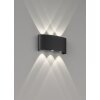 Fischer-Honsel Berlin Applique da esterno LED Nero, 6-Luci