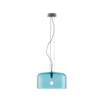 Luce-Design Gibus Lampada a Sospensione Cromo, 1-Luce