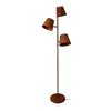 Luce-Design Colt Lampada da terra Ruggine, 3-Luci