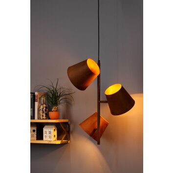 Luce-Design Colt Lampada a Sospensione Ruggine, 3-Luci