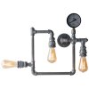 Luce-Design Amarcord Applique Zincato, 3-Luci