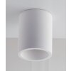 Luce-Design Banjie Plafoniera può essere dipinta con colori disponibili in commercio, Bianco, 1-Luce