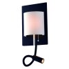 Luce-Design Pop Applique LED Nero, 2-Luci