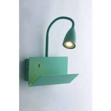 Luce-Design Gulp Applique Verde, 1-Luce