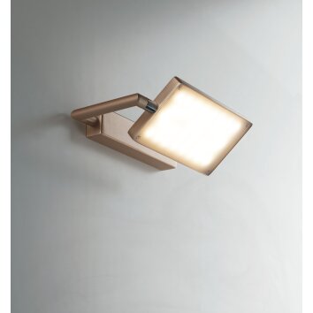 Luce-Design Book Applique LED Oro, 1-Luce