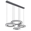 Globo BLASIUS Lampadario a sospensione LED Nero, 1-Luce, Telecomando