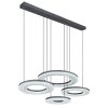 Globo BLASIUS Lampadario a sospensione LED Nero, 1-Luce, Telecomando