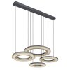 Globo BLASIUS Lampadario a sospensione LED Nero, 1-Luce, Telecomando