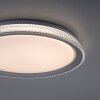 Leuchten-Direkt KARI Plafoniera LED Argento, 1-Luce