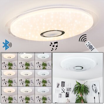 Bellach Plafoniera LED Bianco, 1-Luce