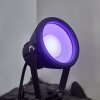 Sempach Lampioncino Segnapasso LED Nero, 1-Luce, Cambia colore