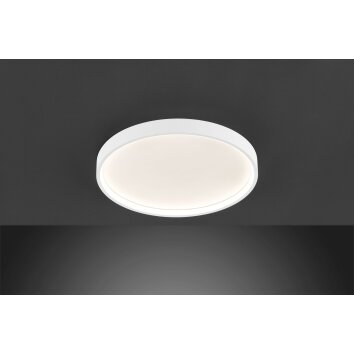 Wofi-Leuchten DUBAI Plafoniera LED Bianco, 1-Luce