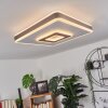 Buonas Plafoniera LED Bianco, 1-Luce, Telecomando