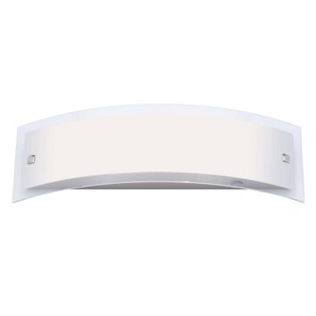 Brilliant Elysee Applique Acciaio inox, 2-Luci