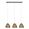 Brilliant Relax Lampada a Sospensione Bronzo, Cromo, 3-Luci