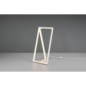Trio-Leuchten Edge Lampada da tavolo LED Bianco, 1-Luce