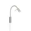 Fischer-Honsel River Lampada da tavolo LED Nichel opaco, 1-Luce