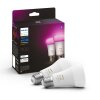 Philips Hue White & Color Ambiance LED E27 9 Watt 2000 - 6500 Kelvin 806 Lumen