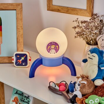 Rougemont Lampada da tavolo LED Blu, 1-Luce