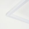 Moya Plafoniera LED Argento, Bianco, 1-Luce