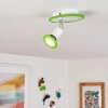 Cabri Plafoniera LED Cromo, Verde, Bianco, 1-Luce