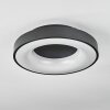 Sachseln Plafoniera LED Nero, 1-Luce