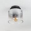Wichita Plafoniera Nerofumo, Nero, 1-Luce