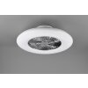 Reality Visby Ventilatore Cromo, 1-Luce