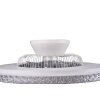 Reality Harstad Ventilatore LED Cromo, 1-Luce, Telecomando
