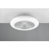 Reality Stralsund Ventilatore LED Titanio, 1-Luce, Telecomando