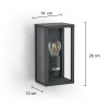 Trio GARONNE Applique Antracite, 1-Luce