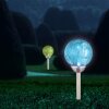 Globo Solar Lampioncino Segnapasso LED Trasparente, 2-Luci, Cambia colore