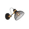 Steinhauer Dunbar Applique Nero, 1-Luce