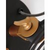 Steinhauer Dunbar Applique Nero, 1-Luce