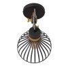 Steinhauer Dunbar Applique Nero, 1-Luce