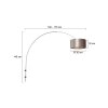 Steinhauer Sparkled Light Applique Acciaio satinato, 1-Luce