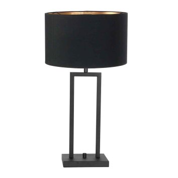 Steinhauer Stang Lampada da tavolo Nero, 1-Luce