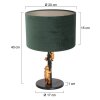 Steinhauer Animaux Lampada da tavolo Oro, Nero, 1-Luce
